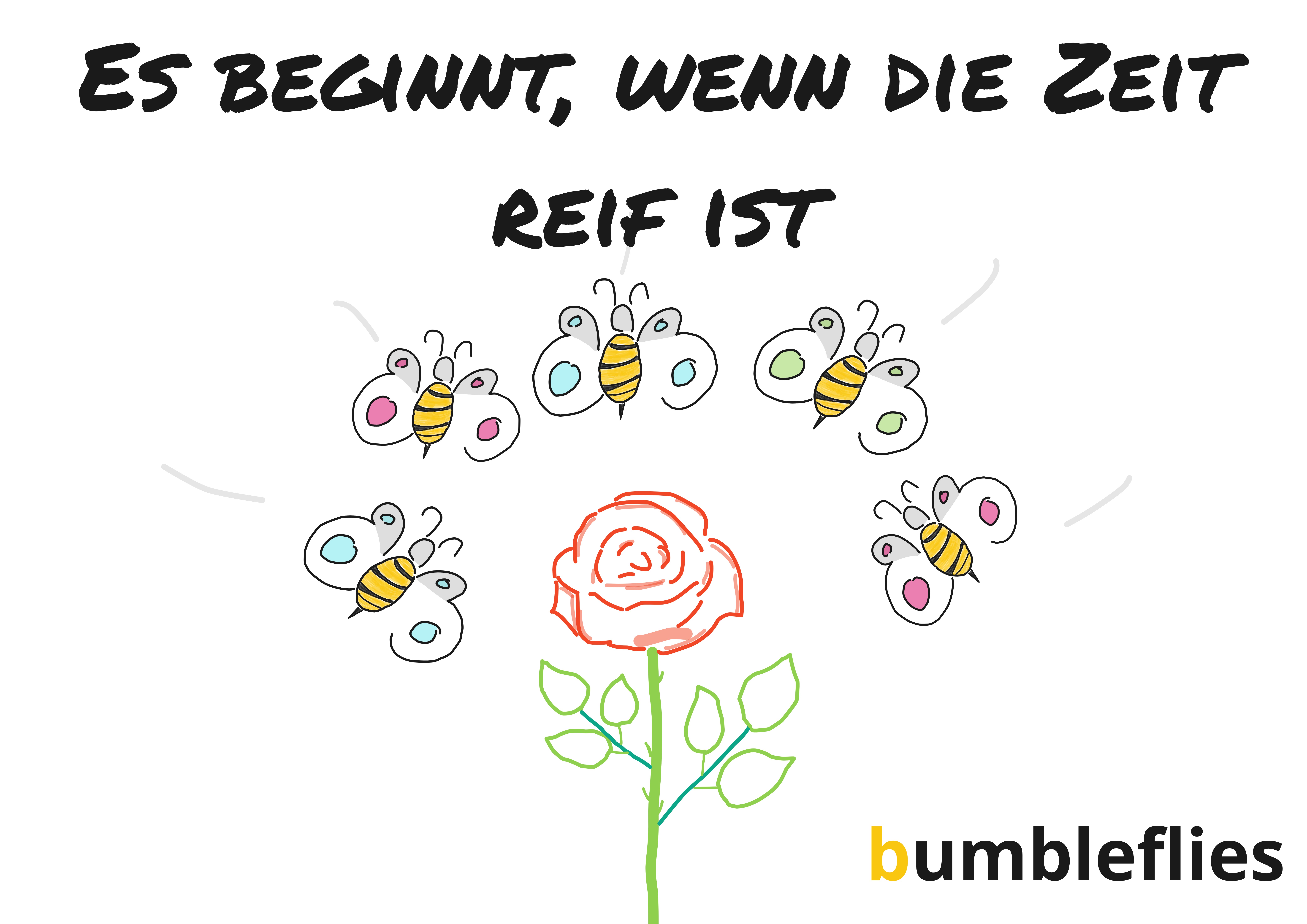 Es beginnt, wenn die Zeit reif ist